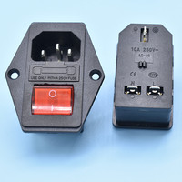 Connecteur d'adaptateur de chargeur industriel AC-01A avec prise de fusible de commutateur de prise femelle