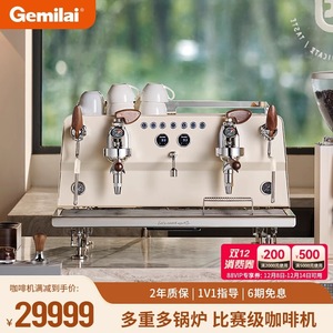 Cafetera Gemilai 3126C Penguin de 3.ª Generación, de Una o Dos Cabezas, Semiautomática, Comercial, para Espresso Italiano - Product Image 3