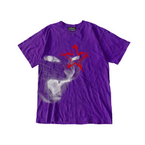T-shirt girocollo da 180 g, 95% cotone 5% poliestere, con stampa divertente Rock Cat, estetica romantica punk Y2K, vestibilità ampia a maniche corte per l'estate - Product Image 3