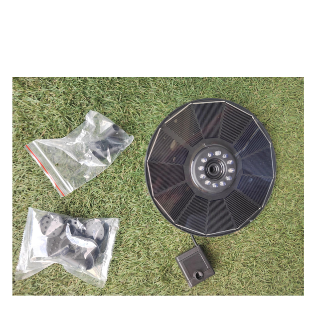 Solar Powered Water Fountain Pump Birth Bath Fountain