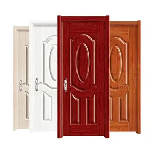 2024 Neues Design modernes Melamin Sperrholz Holz hochwertige schalldichte wasserdichte Innentür Schlafzimmer-Tür