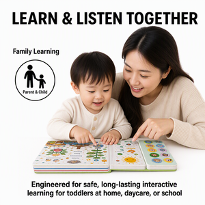 Livre sonore interactif d'apprentissage éducatif de 500 <span class=keywords><strong>mots</strong></span> avec 23 thèmes pour enfants - Product Image 1
