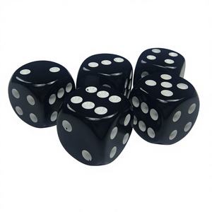 Dados de Ludo de Hueso de Búfalo Pulido de Alta Calidad, Doble Ojo, Naturales, Tamaño Personalizado, Estilo Romántico, Dados de Juego Antiguos Hechos en India - Product Image 1