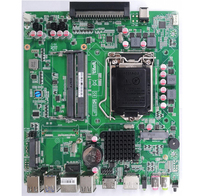 Placa base industrial I5 de segunda generación Intel Core Mini PC industrial Memoria DDR3 Tarjeta gráfica integrada Servidor al por mayor