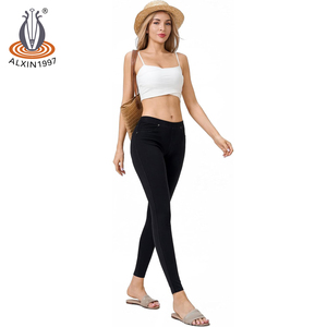 <span class=keywords><strong>Pantaloni</strong></span> in Denim traspirante da donna Alxin <span class=keywords><strong>pantaloni</strong></span> Casual elasticizzati con tasche nuova moda Y2K per il mercato dei grossisti - Product Image 5