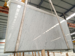 Tuile de dalle de pierre de Carrare en marbre blanc chinois - Product Image 3