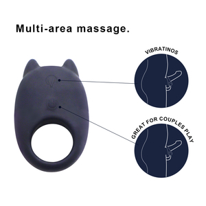 カップル向け遅延射精用ペニスリング、男性用マスターベーター、男性用玩具、コックリング、リトルデビルエクステンダーロックペニスリング - Product Image 6