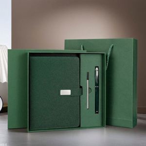 Custom Luxury Business Gift Set Exquisite Silk Screen Printed PU Leather Journal Notebook Logo Thermos <b>Cup</b> Pen All Items Gift - Product Image 1