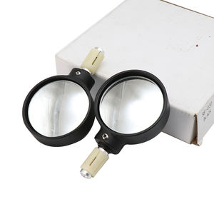 Miroir de moto rétro modifié universel pour vélo, guidon noir, rétroviseurs latéraux - Product Image 5