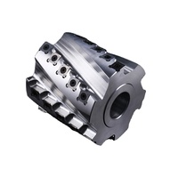 Fraise à bois KWS pour machines CNC, tête de fraisage spirale pour dégauchisseuse à bois avec inserts en carbure