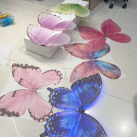 Drone papillon RC à ailes battantes bioniques avec LED, batterie détachable, 7-10 min de vol, pour livraison de alliances, décoration de scène de mariage