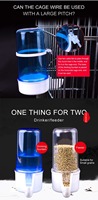 Mangeoire automatique pigeon eau et mangeoire pour oiseaux accessoires de cage à oiseaux perruche distributeur de nourriture suspendu bouteilles d'eau abreuvoir