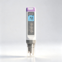 Zetron Portable PH/Conductivity Meter with TDS, Salinity, Res, and mV Measurement Battery Operated OEM