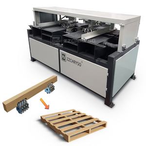 Pallet gỗ notcher | Bảng Gỗ Khía Hình Chữ V Máy | Hai Đầu Đóng Đinh Pallet Gỗ - Product Image 1