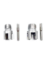 Fileteuse électrique pour tuyaux, filetage interne/extérieur, 4/6 branches, tuyau PPR 1/2+3/4, acier au carbone universel, outil de filetage à tige hexagonale