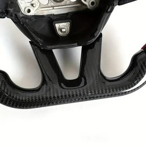 Volant en fibre de carbone pour <span class=keywords><strong>Dodge</strong></span> Challenger Hellcat Charger <span class=keywords><strong>SRT</strong></span> 2015 2016 2017 2018 2019 <span class=keywords><strong>2020</strong></span> 2021 2022 - Product Image 3