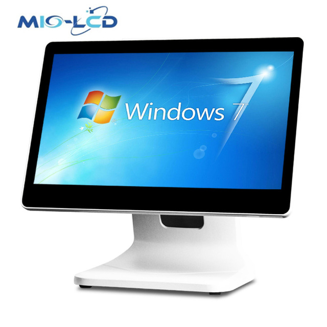 Most Popular 15.6 Inch All in One Cash Register Pos System Available in Black or White windows Pos Terminal
