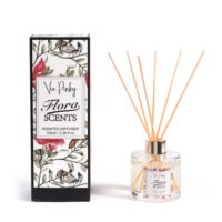 Diffuseur à bâtonnets 100 ml, parfum naturel de gardénia, huile essentielle, bâtonnets d'aromathérapie, parfum d'ambiance décoratif pour la maison