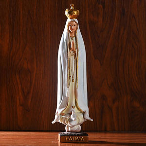 Estatua <span class=keywords><strong>de</strong></span> resina para mujer <span class=keywords><strong>de</strong></span> <span class=keywords><strong>Fátima</strong></span>, artesanía única, venta al por mayor - Product Image 5