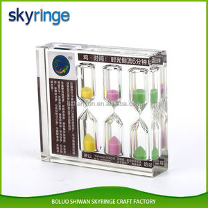 นาฬิกาทรายอะคริลิคแบบกำหนดขนาดได้เอง 1 2 5 นาที นาฬิกาทราย 30 วินาทีสำหรับเด็ก - Product Image 5