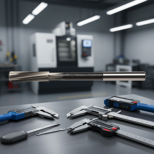 Hss-Co Reamer Ta1203 Tolerance H7 Cylindrical Shank For Precision <b>Machining</b> - Product Image 3