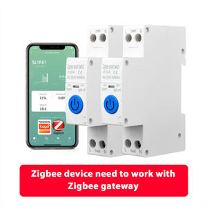 SW-ACZ 63A 1P+N <b>Zigbee</b> MCB 6kA Breaking Capacity Kilowatt-hour Metering Monitoring Din Rail Mount for Smart Home Device - Product Image 2