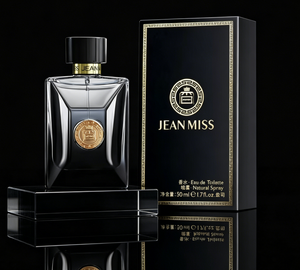 Jean Miss Perfume de Lujo para Hombre, Fragancia Amaderada Árabe de 50 ml, <span class=keywords><strong>EDT</strong></span>, Colonia de Alta Gama de Larga Duración, Spray Duradero - Product Image 1