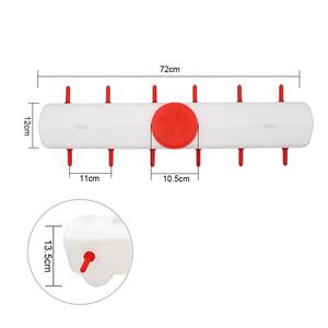 Suspendu Typ 9L Double taille 12 mamelons cochon lait seau paille Type bébé Animal <span class=keywords><strong>allaitement</strong></span> lait mangeoire agneau chèvre Miking réservoir - Product Image 5