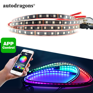 Autodragons Luz LED RGB de 12V para el Bajo del Coche con Control por App, Efecto de Flujo y Luz de Bienvenida Ambiental - Product Image 3
