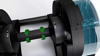 HUISHENG Équipement de fitness Ensemble d'haltères réglables Poids libres Lifting Musculation Gym Exercise