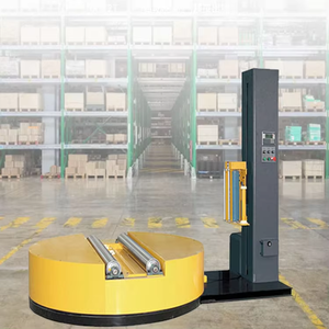 Máquina Envolvedora de Rollos de Tela con Marco de Película Preestirada al 300%, Base Giratoria y Gran Capacidad de Carga - Product Image 3