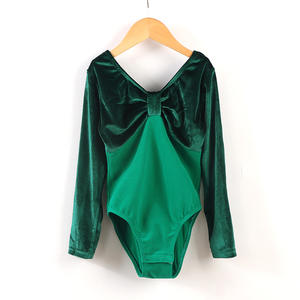 Gaun dansa lengan panjang anak perempuan, gaun dansa rok balet klasik - Product Image 3