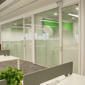 Poste de travail acoustique et insonorisé Cloisons de bureau Mur Verre Prix <span class=keywords><strong>Meilleur</strong></span> verre de bureau Cloisons acoustiques en verre - Product Image 5