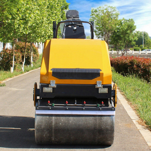 Rouleau vibrant polyvalent à double tambour de 1 tonne à 3 tonnes avec pompe, compacteur à asphalte à haute efficacité - Product Image 4