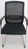 Chaise de bureau en maille sans roulettes, prix bas, vente en gros d'usine, mobilier de maison, chaises de conférence, chaise de personnel de bureau