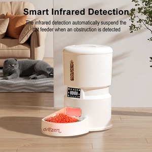 Alimentador inteligente automático para mascotas OEM ODM, nuevo diseño, alimentador WiFi para perros y gatos, detección infrarroja, comida personalizada, llamada, comederos para mascotas - Product Image 4