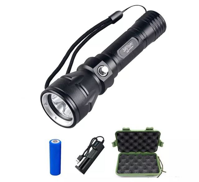 10W Powerful L2 T6 Waterproof IP68 Scuba Dive Torch Professional Underwater Light Led Diving Flashlight