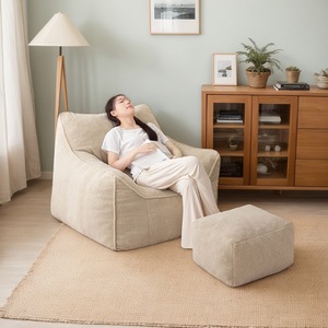 Fauteuil paresseux individuel en tissu, style tatami japonais simple, compressé, populaire en ligne, pour balcon et maison - Product Image 3