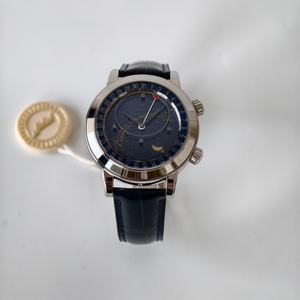 Reloj Mecánico de Lujo de Súper Calidad, 44 mm, Fábrica PPF, Movimiento ETA 240, Serie 6102, Fase Lunar Noche Estrellada - Product Image 1