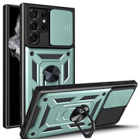 Funda con soporte magnético para Huawei P60 P40LITE Pura 70 60Pro Ultra P50 Y9A Y8 Y7 Nova 9 13 Y72 Y91, funda protectora para cámara deslizante