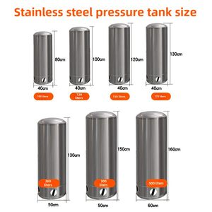 Pompe de surpression domestique entièrement automatique en acier inoxydable 304 épaissi pour eau du robinet et de puits avec garantie de 4 ans - Product Image 2