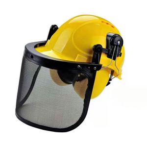 Casque de sécurité forestier relevable avec visière en acier, protège-visage et protège-oreilles certifiés CE EN 397 EN1731, résistant aux chocs CITICITY M-5013 - Product Image 1