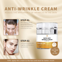 Crème pour le visage anti-rides hydratante raffermissante anti-âge de marque de distributeur