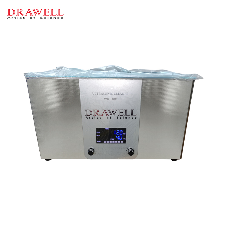Drawell DW-120DT Hot Sale Ultrasonic Cleaner Silver 925 Cleaner Small Cleaner Digital Ultrasonic