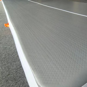 Tapis d'entraînement gonflable gris de haute qualité, longueur personnalisable, tapis d'exercice pour gymnastique, yoga, taekwondo - Product Image 6