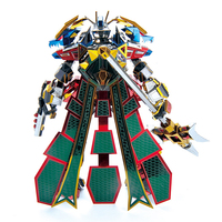 Lyubu Mainan Puzzle Binatang, Teka-teki Jigsaw Laser DIY, Model Robot Logam 3D untuk Hadiah Dewasa