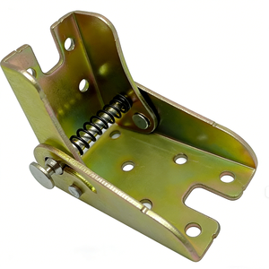 <span class=keywords><strong>Charnière</strong></span> silencieuse <span class=keywords><strong>verrouillable</strong></span> à ressort robuste pour meubles de maison, de bureau et armoires, 68 mm x 40 mm, en acier laminé à froid - Product Image 4