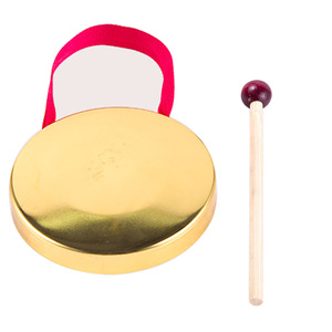 <span class=keywords><strong>Instrument</strong></span> de <span class=keywords><strong>percussion</strong></span> Gong en <span class=keywords><strong>cuivre</strong></span> de 4 pouces Gong à main-Tambour-Petit tambour <span class=keywords><strong>Instrument</strong></span> de <span class=keywords><strong>percussion</strong></span>-Percussionniste-Gongs et tambours - Product Image 3