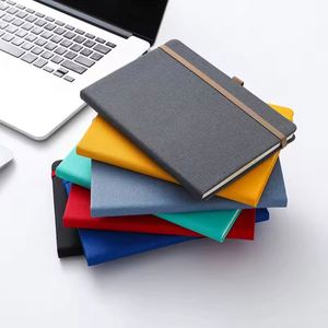 Nuevos Artículos de Oficina, Cuaderno de Cuero PU de Alta Gama con Cordón Elástico A5 y Bolígrafo Personalizado para Hombres y Mujeres - Product Image 2