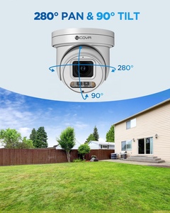 Sistema de Cámara de Seguridad PTZ 4COVR de 8 Canales, HDD, 5MP, PoE, IP, IA, Panorámica, Inclinación, Zoom, Gran Angular, IA, Audio Bidireccional, Vigilancia a Todo Color - Product Image 3